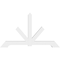 Ekena Millwork Vanguard Architectural Grade PVC Gable Bracket, 96"W x 56"H x 6"D x 6"F, 14/12 Pitch GBP096X56X0606VAN00 - alternate 2